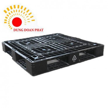 Pallet Nhựa Kích Thước 1100x1100x150 Đen