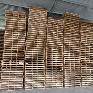 pallet số lượng lớn sắp xếp gọn gàng