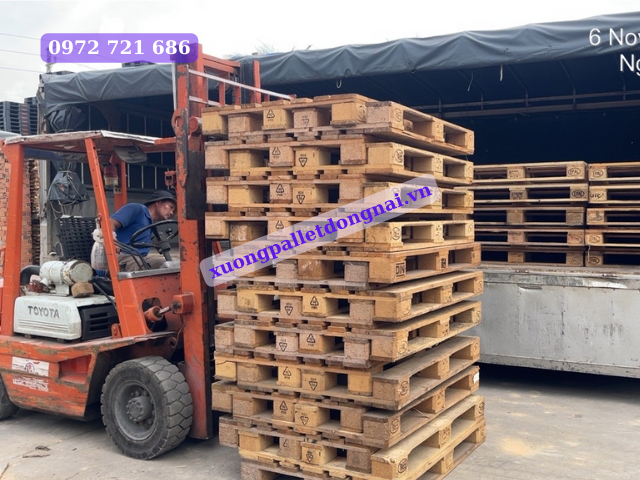 Nhà cung cấp pallet gỗ cũ giá rẻ tại Đồng Nai